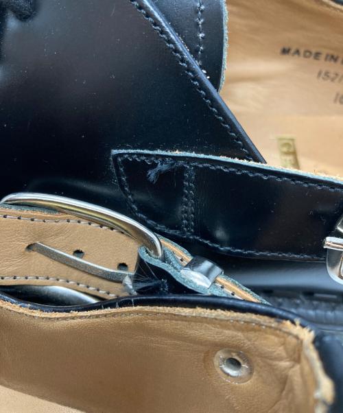 COMME des GARCONS HOMME PLUS（コムデギャルソンオムプリュス）COMME des GARCONS HOMME PLUS (コムデギャルソンオムプリュス) GEORGE COX (ジョージコックス) サイドストラップクリーパーソールシューズ ブラック サイズ:6の古着・服飾アイテム