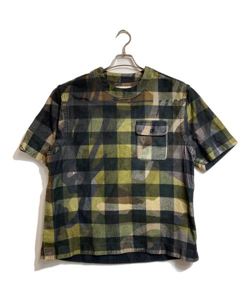 sacai（サカイ）sacai (サカイ) Plaid Pullover グリーン サイズ:3の古着・服飾アイテム