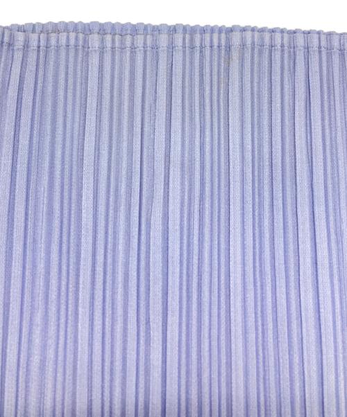 PLEATS PLEASE（プリーツプリーズ）PLEATS PLEASE (プリーツプリーズ) ボトルネックプリーツカットソー パープル サイズ:3の古着・服飾アイテム