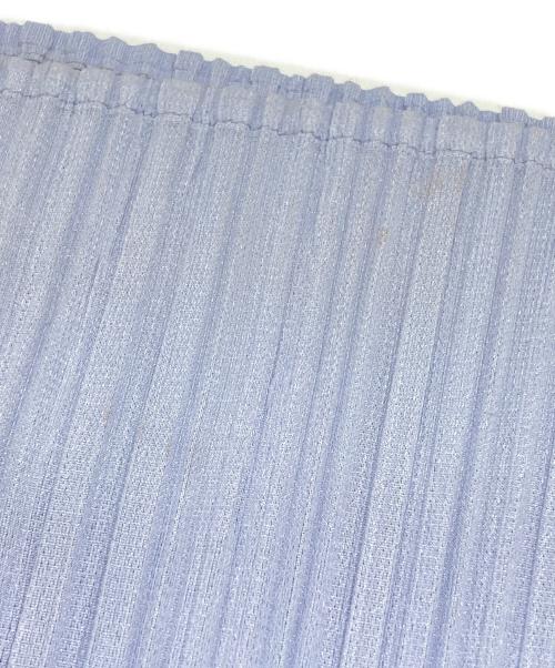 PLEATS PLEASE（プリーツプリーズ）PLEATS PLEASE (プリーツプリーズ) ボトルネックプリーツカットソー パープル サイズ:3の古着・服飾アイテム