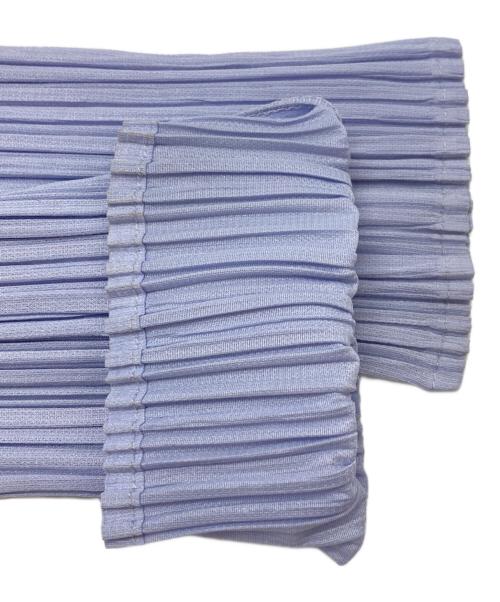 PLEATS PLEASE（プリーツプリーズ）PLEATS PLEASE (プリーツプリーズ) ボトルネックプリーツカットソー パープル サイズ:3の古着・服飾アイテム