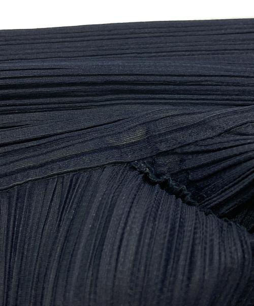 PLEATS PLEASE（プリーツプリーズ）PLEATS PLEASE (プリーツプリーズ) プリーツシャツ ネイビー サイズ:3の古着・服飾アイテム