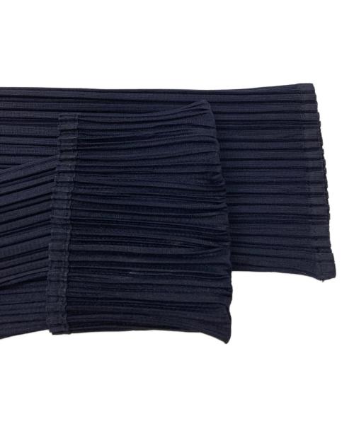 PLEATS PLEASE（プリーツプリーズ）PLEATS PLEASE (プリーツプリーズ) プリーツシャツ ネイビー サイズ:3の古着・服飾アイテム