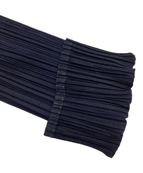 PLEATS PLEASE（プリーツプリーズ）PLEATS PLEASE (プリーツプリーズ) プリーツシャツ ネイビー サイズ:3の古着・服飾アイテム