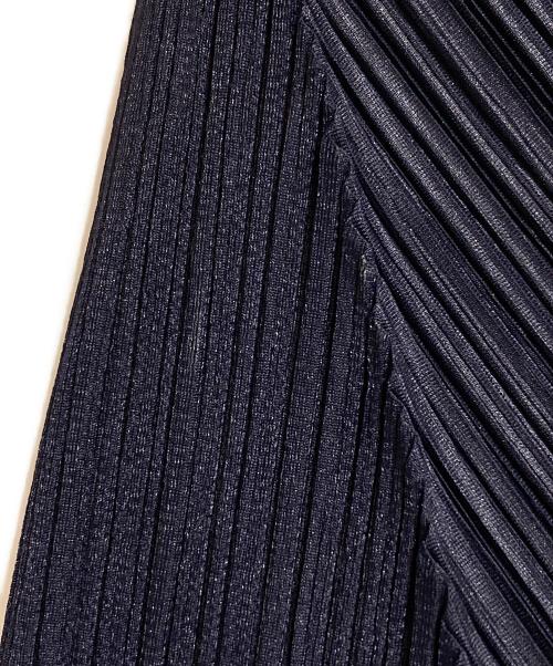 PLEATS PLEASE（プリーツプリーズ）PLEATS PLEASE (プリーツプリーズ) プリーツシャツ ネイビー サイズ:3の古着・服飾アイテム