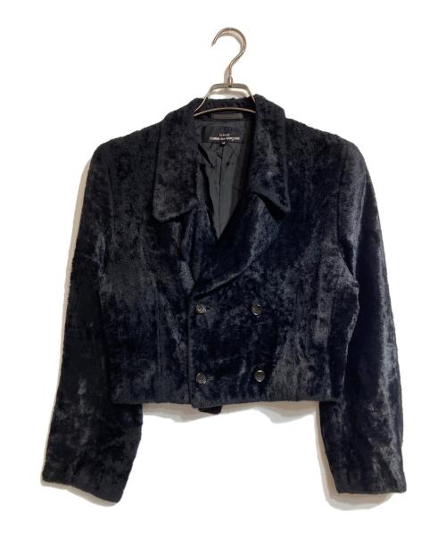 tricot COMME des GARCONS（トリココムデギャルソン）tricot COMME des GARCONS (トリココムデギャルソン) フェイクファーファーショートジャケット ブラック サイズ:Mの古着・服飾アイテム