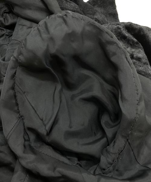 tricot COMME des GARCONS（トリココムデギャルソン）tricot COMME des GARCONS (トリココムデギャルソン) フェイクファーファーショートジャケット ブラック サイズ:Mの古着・服飾アイテム