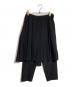ROBE DE CHAMBRE COMME DES GARCONS（ローブドシャンブル コムデギャルソン）の古着「スカートレイヤードパンツ」｜ブラック