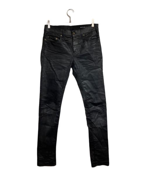 Saint Laurent Paris（サンローランパリ）Saint Laurent Paris (サンローランパリ) コーティングデニムパンツ ブラック サイズ:29の古着・服飾アイテム