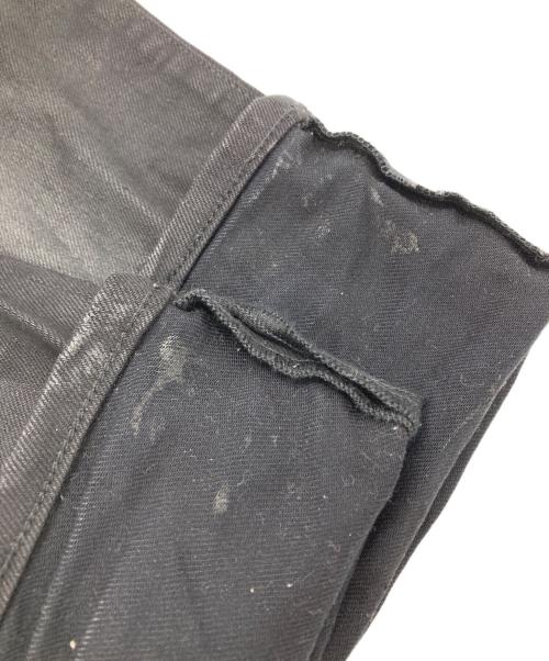 Saint Laurent Paris（サンローランパリ）Saint Laurent Paris (サンローランパリ) コーティングデニムパンツ ブラック サイズ:29の古着・服飾アイテム