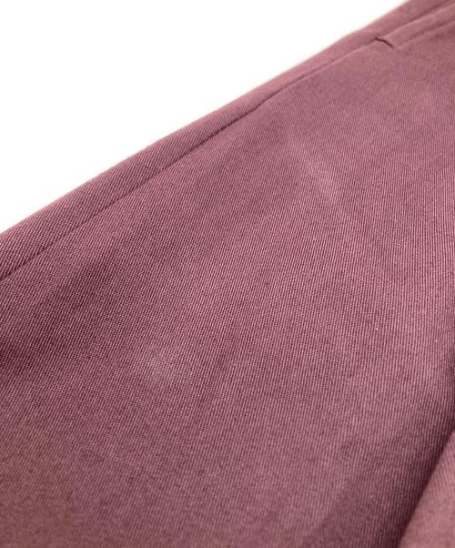 DRIES VAN NOTEN（ドリスヴァンノッテン）DRIES VAN NOTEN (ドリスヴァンノッテン) チノバギースラックス ワインレッド サイズ:44の古着・服飾アイテム