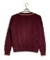 COMME des GARCONS HOMME (コムデギャルソン オム) チルデンケーブルニット/Cardigan cable knit レッド サイズ:S：18000円
