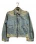 SUGARHILL（シュガーヒル）の古着「ZIP-UP DENIM DAMAGED JACKET」｜インディゴ