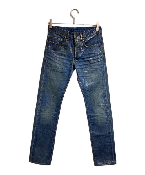 DIOR HOMME（ディオール オム）DIOR HOMME (ディオール オム) ラスターコーティングデニムパンツ インディゴ サイズ:27の古着・服飾アイテム