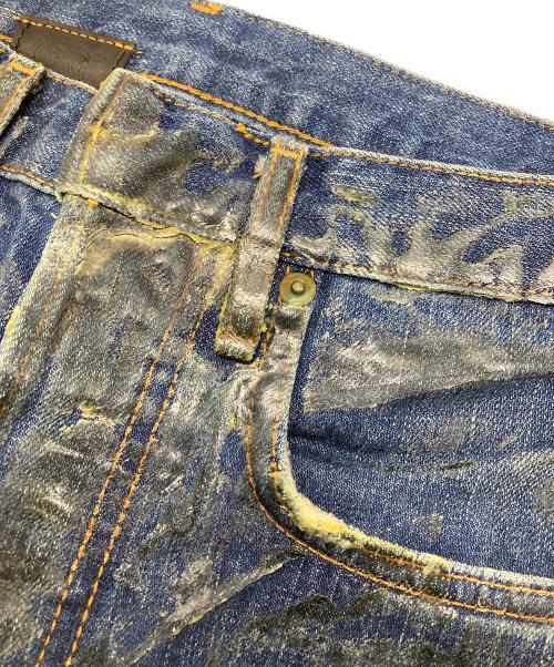 DIOR HOMME（ディオール オム）DIOR HOMME (ディオール オム) ラスターコーティングデニムパンツ インディゴ サイズ:27の古着・服飾アイテム