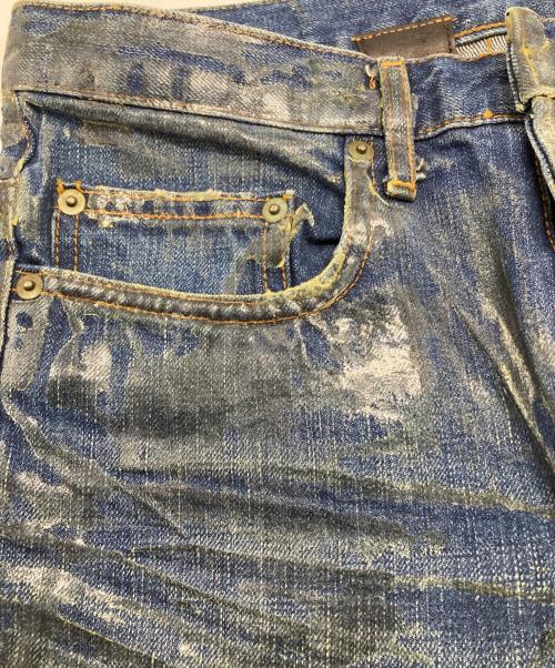 DIOR HOMME（ディオール オム）DIOR HOMME (ディオール オム) ラスターコーティングデニムパンツ インディゴ サイズ:27の古着・服飾アイテム