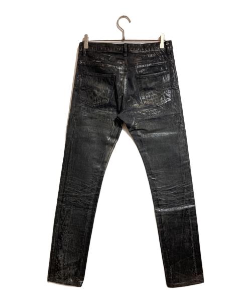 DIOR HOMME（ディオール オム）DIOR HOMME (ディオール オム) ラスターコーティングデニムパンツ ブラック サイズ:28の古着・服飾アイテム