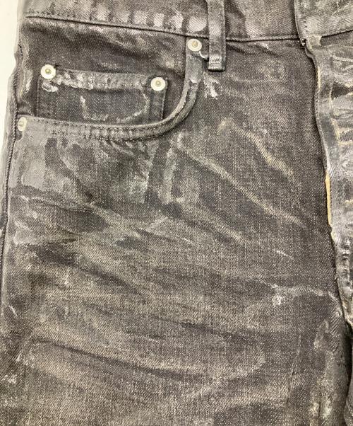 DIOR HOMME（ディオール オム）DIOR HOMME (ディオール オム) ラスターコーティングデニムパンツ ブラック サイズ:28の古着・服飾アイテム