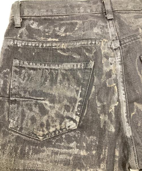 DIOR HOMME（ディオール オム）DIOR HOMME (ディオール オム) ラスターコーティングデニムパンツ ブラック サイズ:28の古着・服飾アイテム