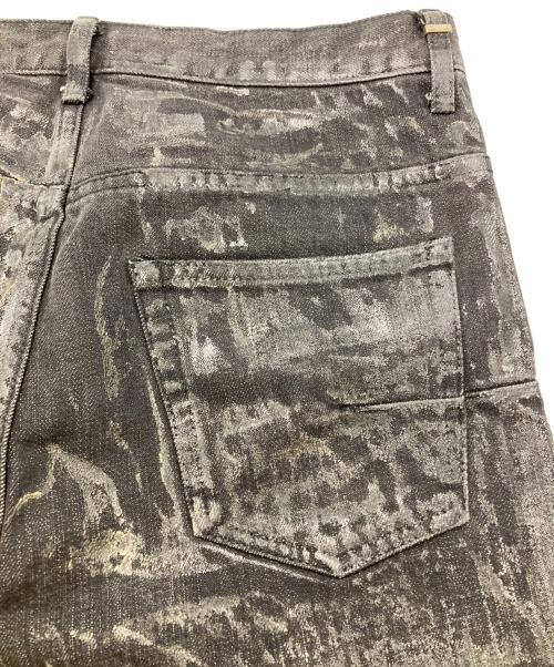 DIOR HOMME（ディオール オム）DIOR HOMME (ディオール オム) ラスターコーティングデニムパンツ ブラック サイズ:28の古着・服飾アイテム