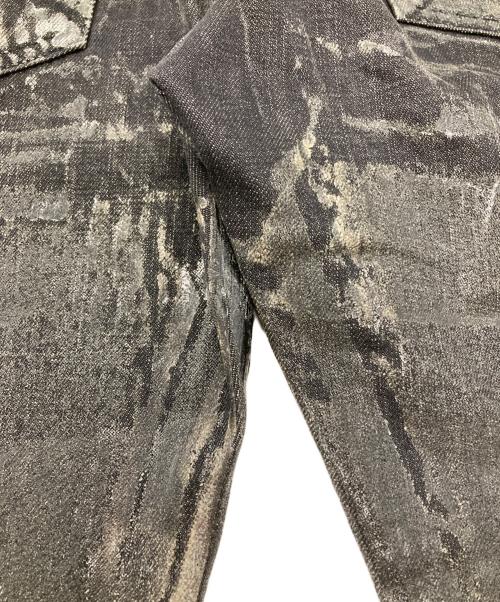 DIOR HOMME（ディオール オム）DIOR HOMME (ディオール オム) ラスターコーティングデニムパンツ ブラック サイズ:28の古着・服飾アイテム