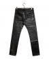 DIOR HOMME (ディオール オム) ラスターコーティングデニムパンツ ブラック サイズ:28：140000円
