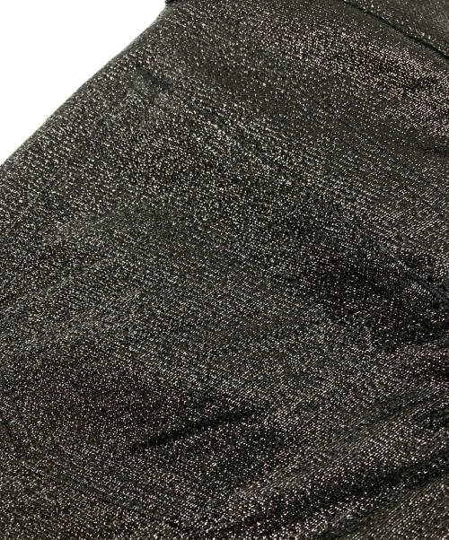 JUNYA WATANABE COMME des GARCONS（(ジュンヤワタナベ コムデギャルソン）JUNYA WATANABE COMME des GARCONS ((ジュンヤワタナベ コムデギャルソン) ラメクロップドパンツ ブラック サイズ:XSの古着・服飾アイテム