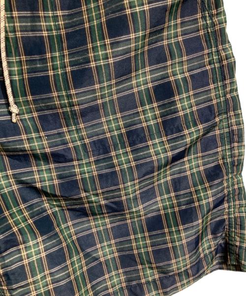 COMME des GARCONS HOMME（コムデギャルソン オム）COMME des GARCONS HOMME (コムデギャルソン オム) ラミーチェックハーフパンツ/Ramie Check Half Pants グリーン サイズ:XSの古着・服飾アイテム