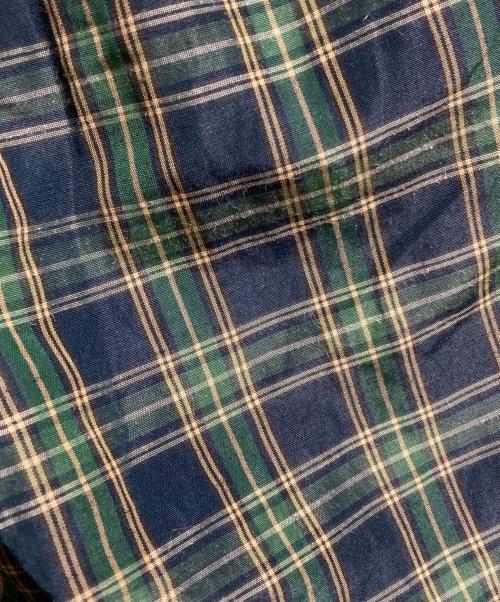 COMME des GARCONS HOMME（コムデギャルソン オム）COMME des GARCONS HOMME (コムデギャルソン オム) ラミーチェックハーフパンツ/Ramie Check Half Pants グリーン サイズ:XSの古着・服飾アイテム