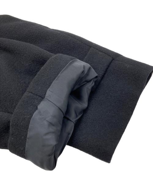 YOHJI YAMAMOTO（ヨウジヤマモト）YOHJI YAMAMOTO (ヨウジヤマモト) メルトンロングコート ブラック サイズ:38の古着・服飾アイテム