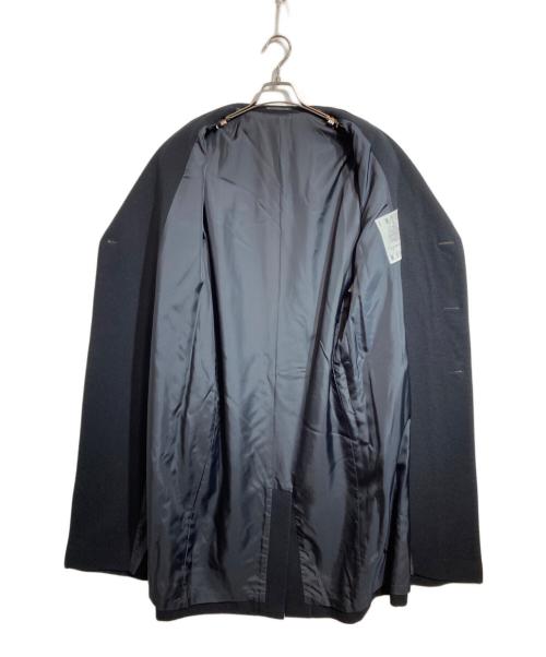 YOHJI YAMAMOTO（ヨウジヤマモト）YOHJI YAMAMOTO (ヨウジヤマモト) メルトンロングコート ブラック サイズ:38の古着・服飾アイテム