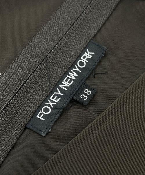 FOXEY NEWYORK（フォクシーニューヨーク）FOXEY NEWYORK (フォクシーニューヨーク) ワンピース/One piece ブラウン サイズ:38の古着・服飾アイテム