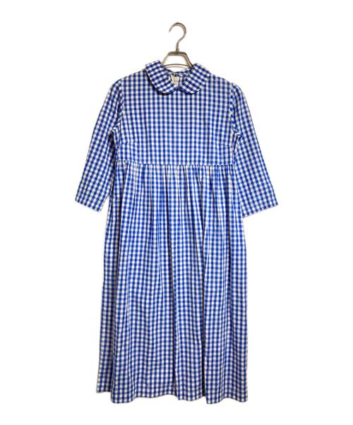 COMME des GARCONS SHIRT（コムデギャルソンシャツ）COMME des GARCONS SHIRT (コムデギャルソンシャツ) ギンガムチェックワンピース ブルー サイズ:Sの古着・服飾アイテム