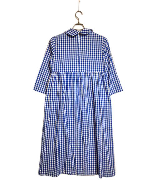 COMME des GARCONS SHIRT（コムデギャルソンシャツ）COMME des GARCONS SHIRT (コムデギャルソンシャツ) ギンガムチェックワンピース ブルー サイズ:Sの古着・服飾アイテム