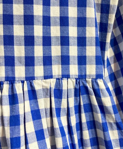 COMME des GARCONS SHIRT（コムデギャルソンシャツ）COMME des GARCONS SHIRT (コムデギャルソンシャツ) ギンガムチェックワンピース ブルー サイズ:Sの古着・服飾アイテム