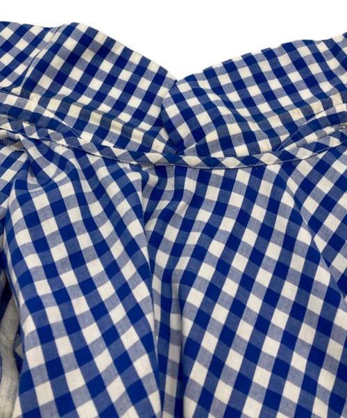 COMME des GARCONS SHIRT（コムデギャルソンシャツ）COMME des GARCONS SHIRT (コムデギャルソンシャツ) ギンガムチェックワンピース ブルー サイズ:Sの古着・服飾アイテム