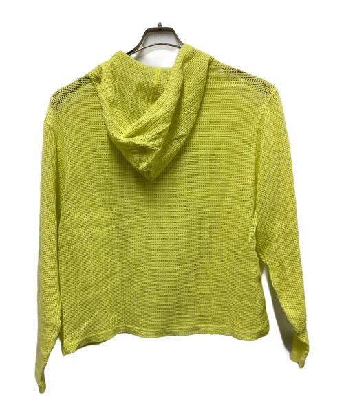 stussy（ステューシー）stussy (ステューシー) Cotton Mesh Hoodie イエロー サイズ:Sの古着・服飾アイテム