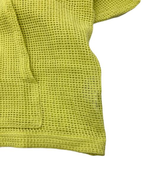 stussy（ステューシー）stussy (ステューシー) Cotton Mesh Hoodie イエロー サイズ:Sの古着・服飾アイテム