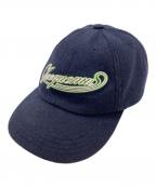 jacquemusジャックムス）の古着「Denim Logo Baseball CAP」｜ネイビー