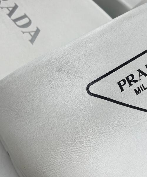 PRADA（プラダ）PRADA (プラダ) スライドサンダル/Slide sandals ホワイト サイズ:5の古着・服飾アイテム