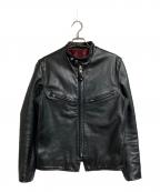 Schottショット）の古着「641XXシングルレザーライダースジャケット」｜ブラック