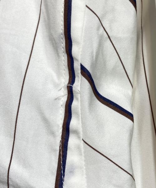 MARNI（マルニ）MARNI (マルニ) ストライプフードシャツ ホワイト サイズ:48の古着・服飾アイテム