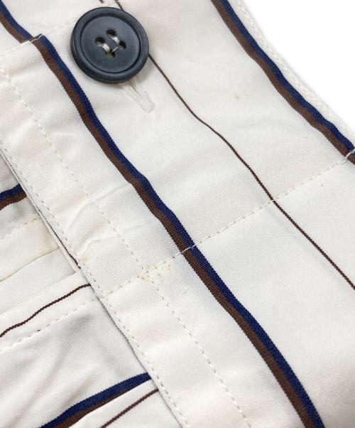 MARNI（マルニ）MARNI (マルニ) ストライプフードシャツ ホワイト サイズ:48の古着・服飾アイテム