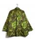 TENDERLOIN（テンダーロイン）の古着「カモフラ柄キルティングポンチョ」｜グリーン