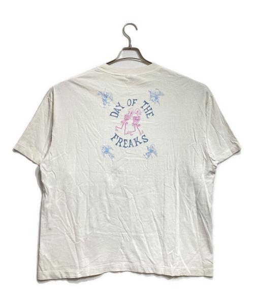 SAINT MICHAEL（セントマイケル）SAINT MICHAEL (セントマイケル) SS TEE/DAY OF THE FREAKS/デイオブザフリークス ホワイト サイズ:XXLの古着・服飾アイテム