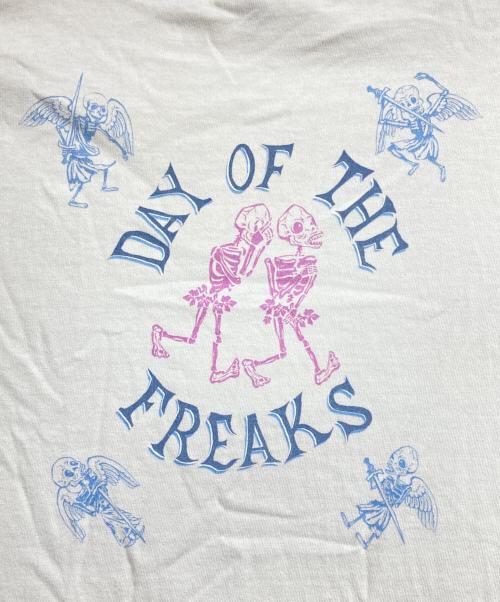 SAINT MICHAEL（セントマイケル）SAINT MICHAEL (セントマイケル) SS TEE/DAY OF THE FREAKS/デイオブザフリークス ホワイト サイズ:XXLの古着・服飾アイテム