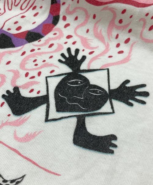 SAINT MICHAEL（セントマイケル）SAINT MICHAEL (セントマイケル) SS TEE/DAY OF THE FREAKS/デイオブザフリークス ホワイト サイズ:XXLの古着・服飾アイテム