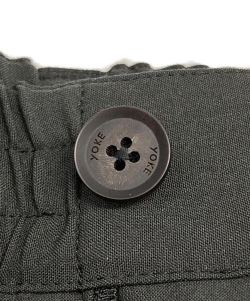 YOKE（ヨーク）YOKE (ヨーク) WOOL TROPICAL WIDE-LEG EASY SHORTS/ウール製トロピカルワイドレッグイージーショーツ ブラック サイズ:3の古着・服飾アイテム