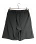 YOKE (ヨーク) WOOL TROPICAL WIDE-LEG EASY SHORTS/ウール製トロピカルワイドレッグイージーショーツ ブラック サイズ:3：20000円