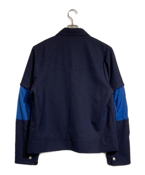 KIKO KOSTADINOV（キコ・コスタディノフ）Kiko Kostadinov (キコ・コスタディノフ) KASSEL BLOUSON ネイビー×ブルー サイズ:44の古着・服飾アイテム